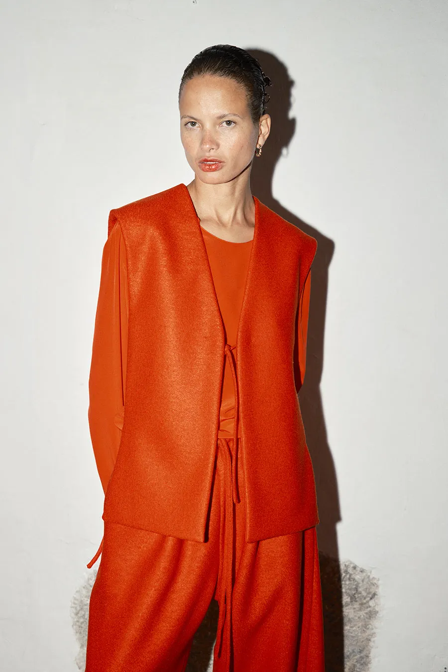 Lava Heavy Boiled Wool Vest