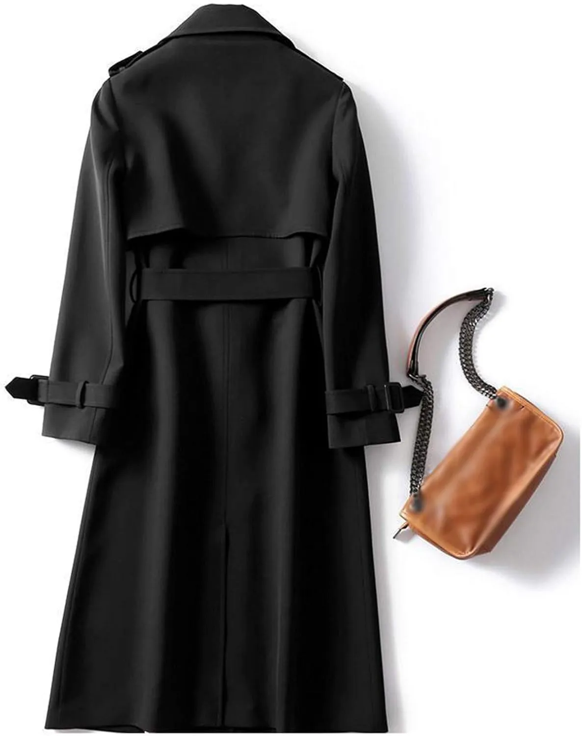 LCMTWX Women's 2023 Fashion Winter Coat Womens Elegant Windbreaker Wild Winter Women's Coat Trench Coats for Women Fall