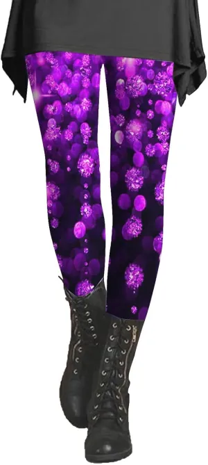 LCMTWX Workout Leggings for Women Printing Yoga Pants Slim Sweatpants Flare Yoga Pants 90 by Leggings Thick High