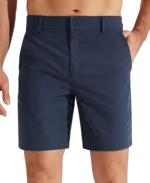 Libin Men's Golf Shorts 7" 9" Work Dress Shorts Casual Flat Front Hybrid Shorts Lightweight Quick Dry Water Resistant