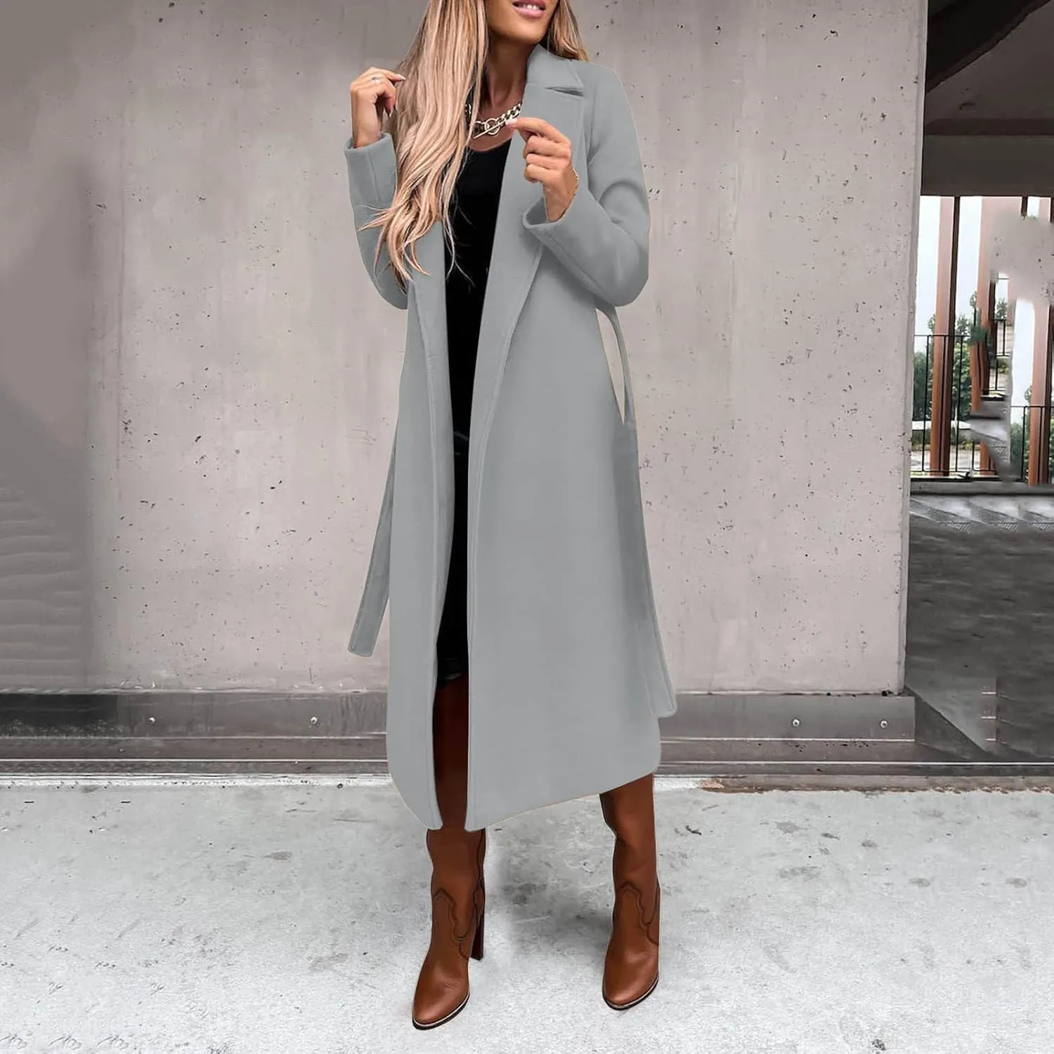 Long Winter Coats for Women Double Breasted Blazerr Trench Coats Lapel Workout Jacket Womens Fall Fashion Warm