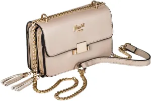 Mabel Crossbody Clutch Purse  Vegan Leather Shoulder Bag with Chain Strap  Ideal for Parties, Weddings & Night Out  Skylar