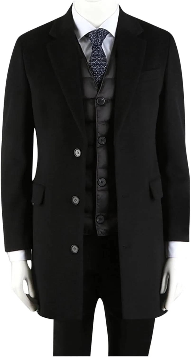 Man's Single Breasted Trench Coat Oversized Casual windbreaker Lapel Long Jacket Overcoat Long Sleeve Pea Coats