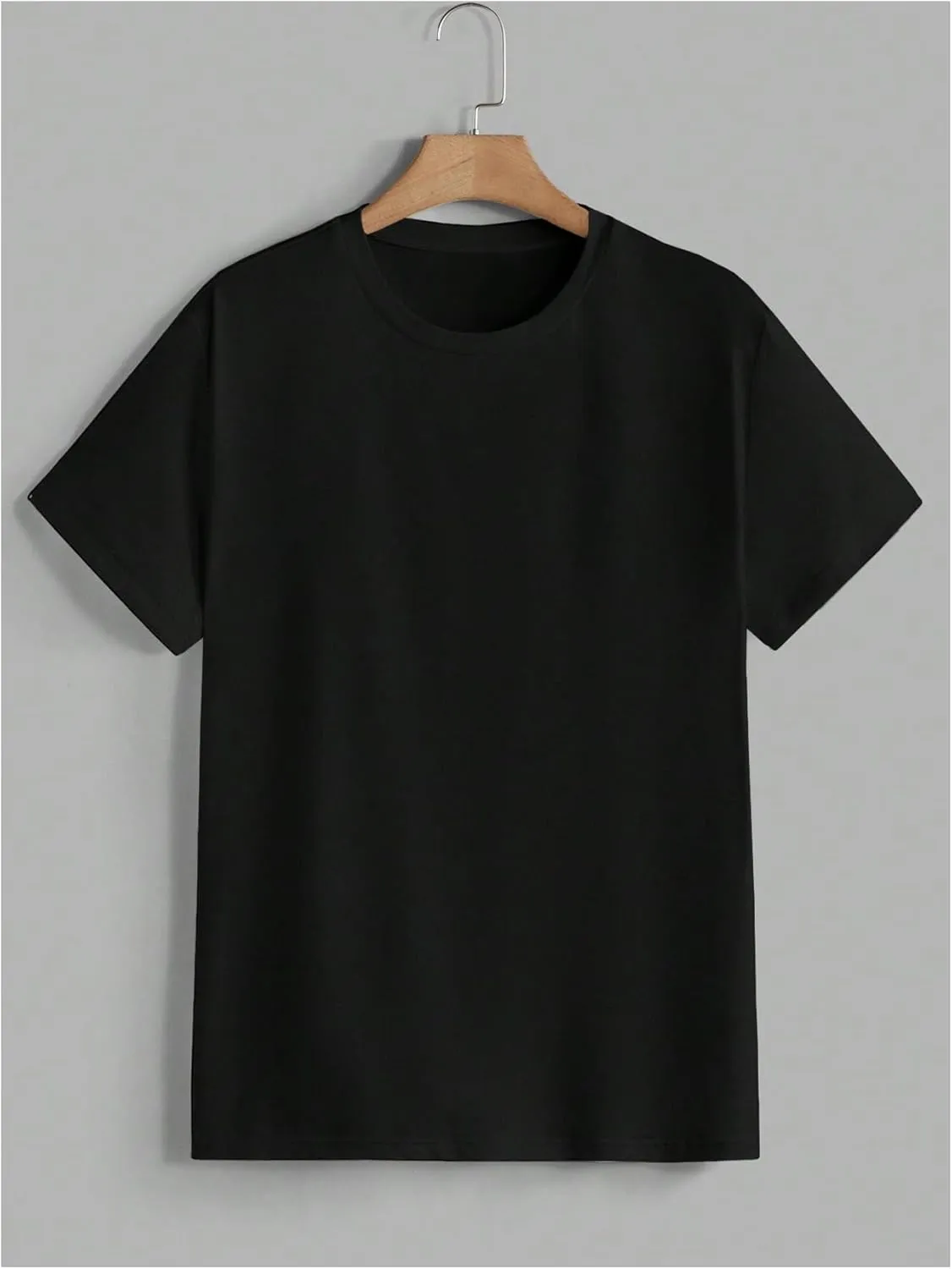 Men's 3 Pack Casual Short Sleeve T-Shirt Solid Crew Neck Quick Dry Basic Tee Shirt