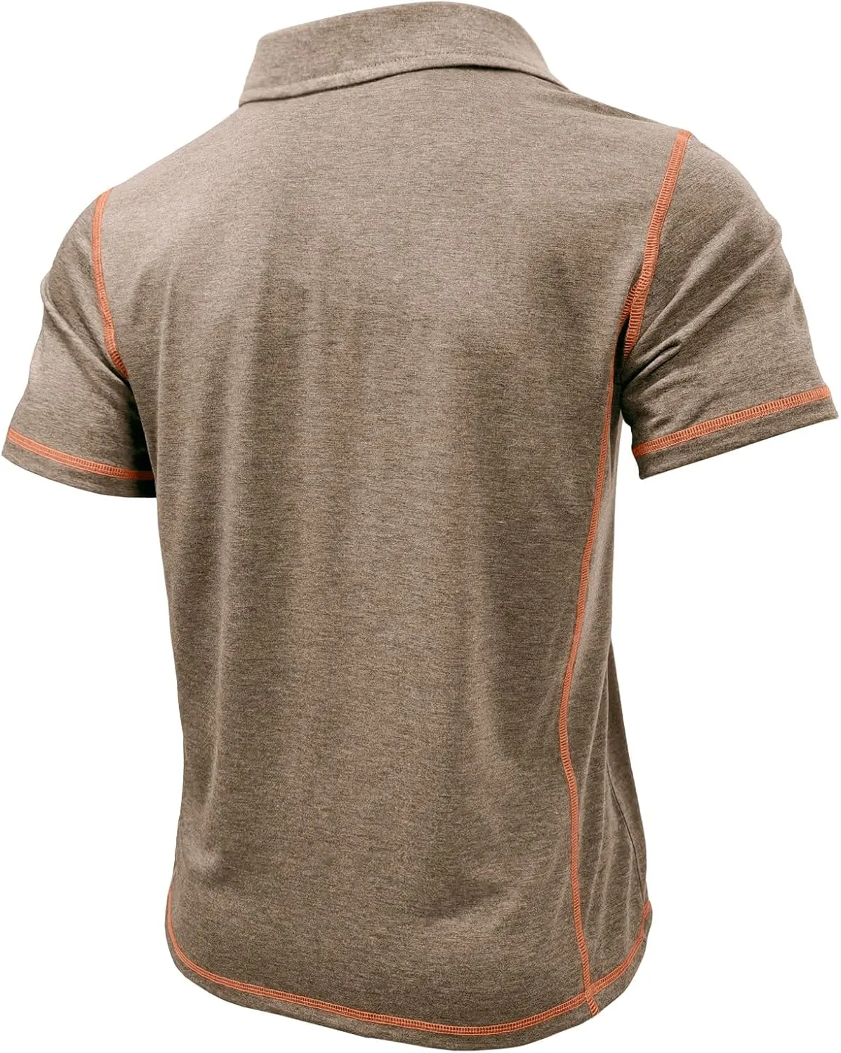 Men's Casual Polo Shirts Classic Short Sleeve Lightweight Basic Button Cotton T-Shirt Golf Tee Tops with Pocket