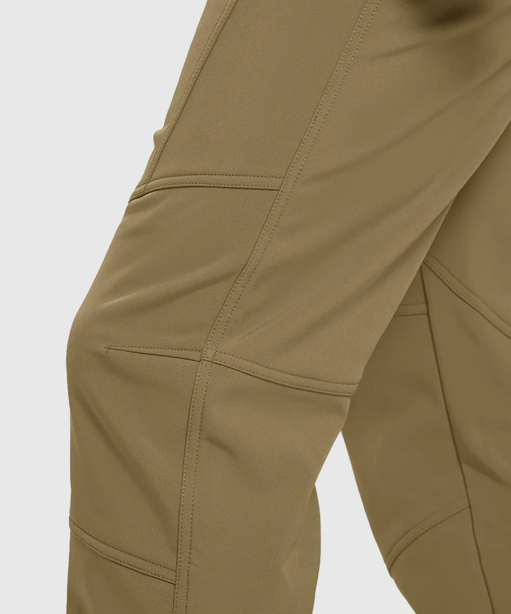 Men's Insulated Outdoor Composite Fleece Lined Hiking Pants