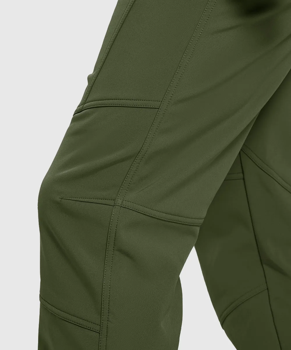 Men's Insulated Outdoor Composite Fleece Lined Hiking Pants