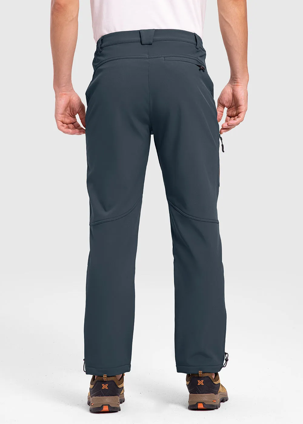 Men's Insulated Outdoor Composite Fleece Lined Hiking Pants