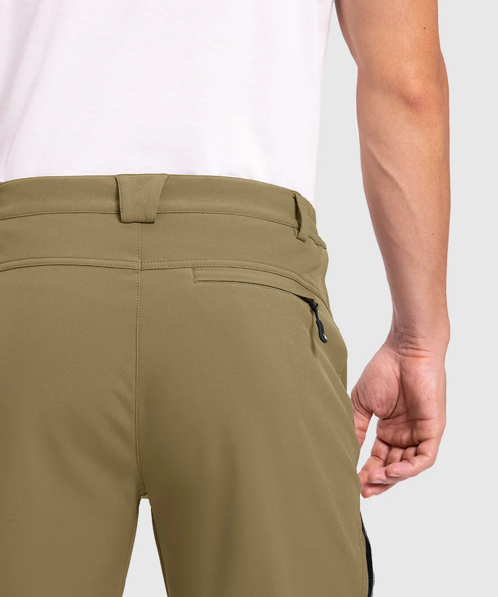 Men's Insulated Outdoor Composite Fleece Lined Hiking Pants