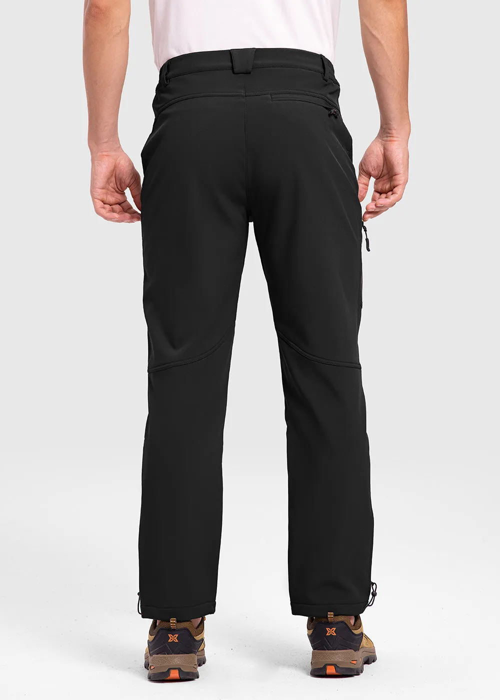 Men's Insulated Outdoor Composite Fleece Lined Hiking Pants