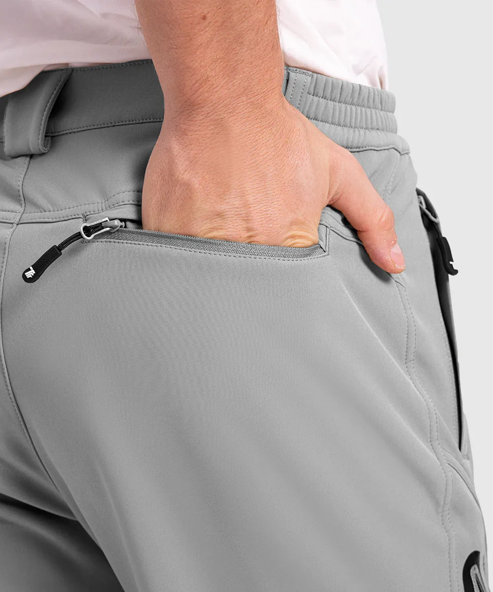 Men's Insulated Outdoor Composite Fleece Lined Hiking Pants