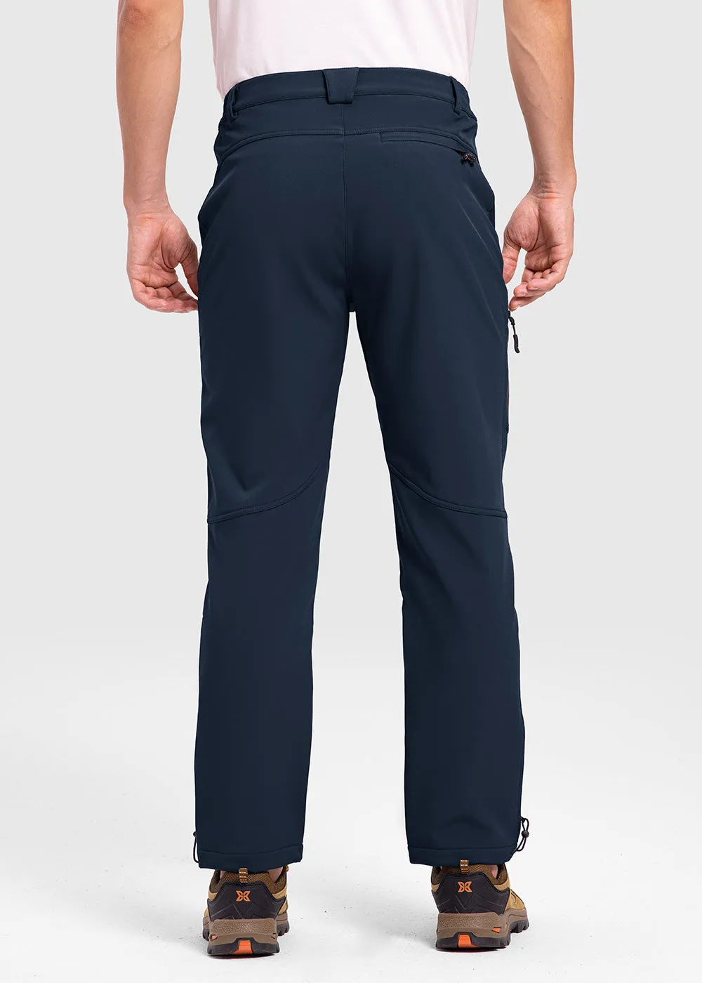 Men's Insulated Outdoor Composite Fleece Lined Hiking Pants
