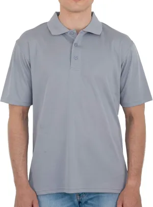 Men's Polo Shirt  Performance Quick Dry Short Sleeve Lightweight Regular Fit Classic Pique Casual Collared Top