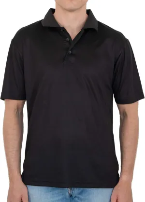 Men's Polo Shirt  Performance Quick Dry Short Sleeve Lightweight Regular Fit Classic Pique Casual Collared Top