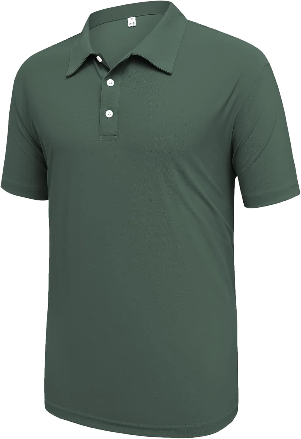 Mens Polo Shirts Collar Short Sleeve Golf Shirt Quicky Dry Moisture Wicking Lightweight Polo T-Shirt