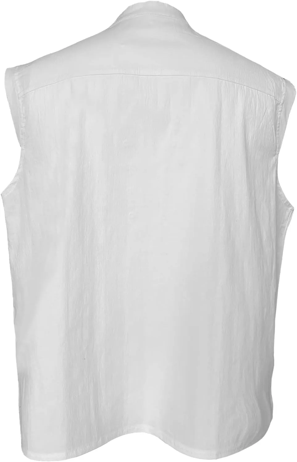 Mens Renaissance Shirt Medieval Viking Lace Up Sleeveless Shirts Pirate T-Shirt Costume Victorian Tank Top