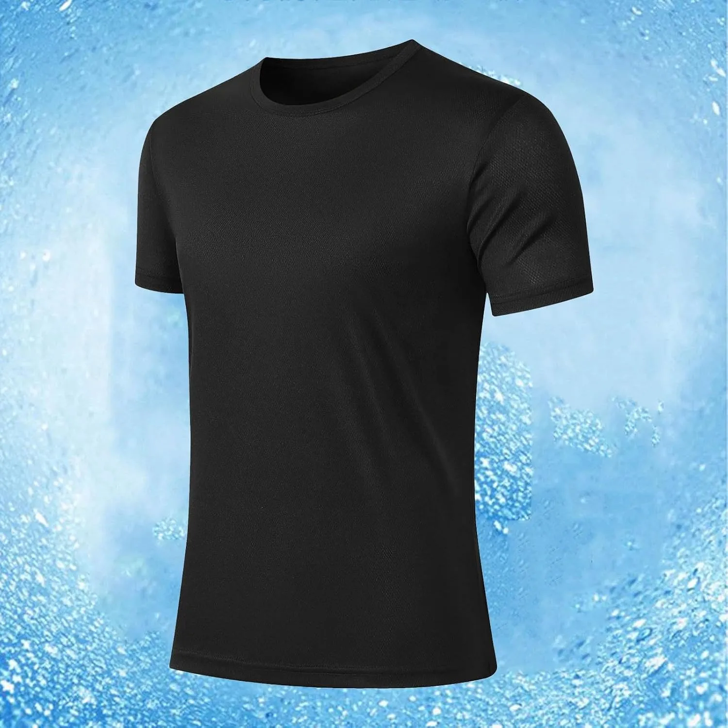 Men's Sport Shirts UPF 50  Quick Dry Rash Guard Athletic Running Swim Tee Top Performance Water Shirts Breathable Tops