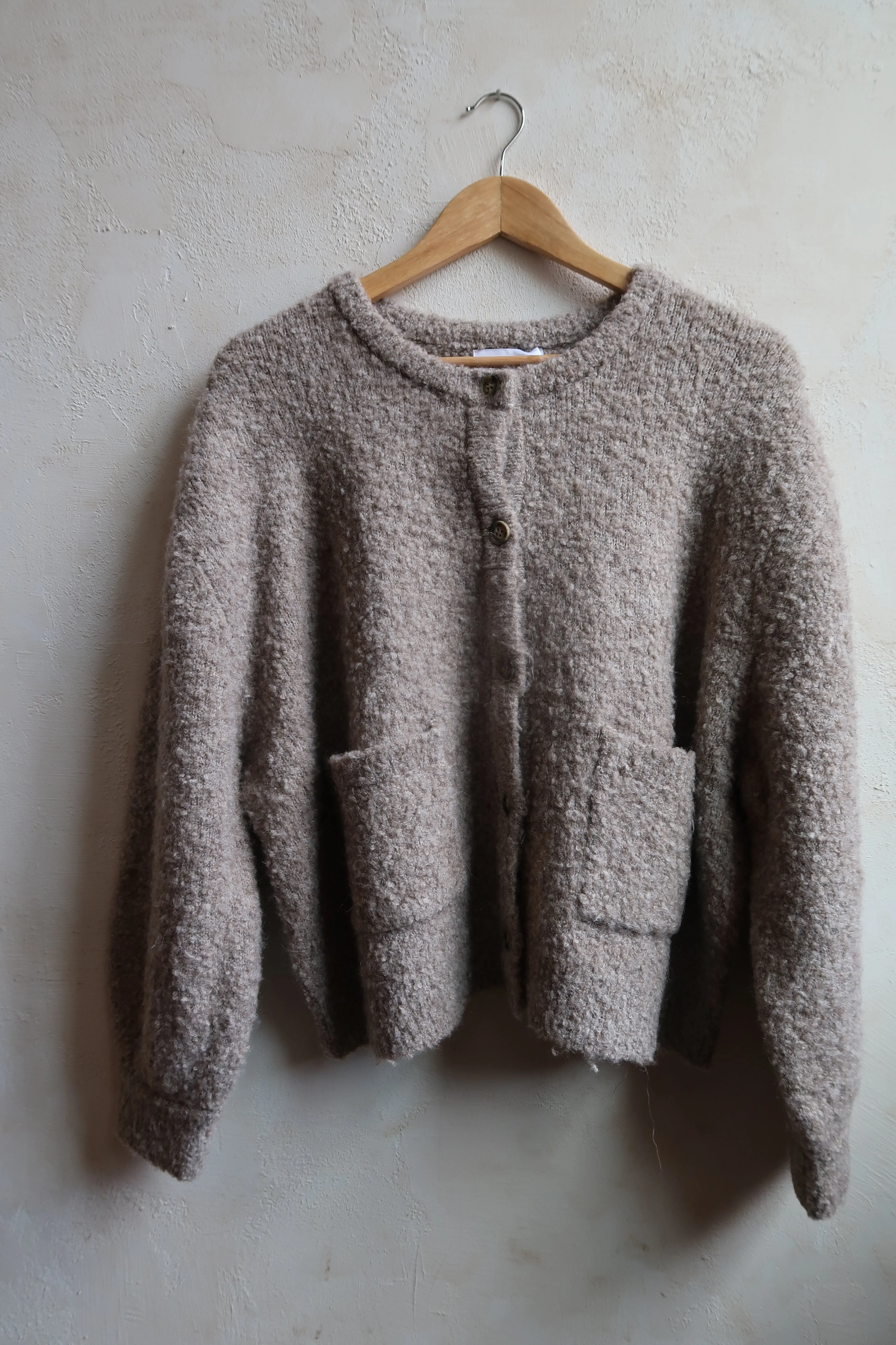 Millie Cardigan in Smoke By Le Bon Shoppe