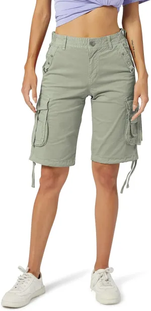 OCHENTA Women's Cargo Shorts with Multi Pockets Casual Bermuda Hiking Shorts