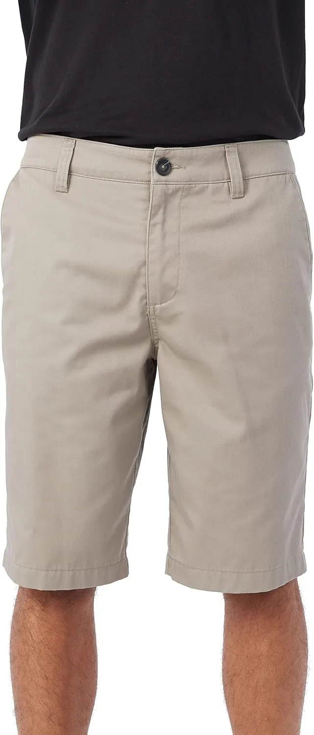 O'NEILL Men's Khaki Shorts -Stretch 22 Inch Outseam Chino Shorts Men-Classic Shorts for Men-Comfortable and Versatile