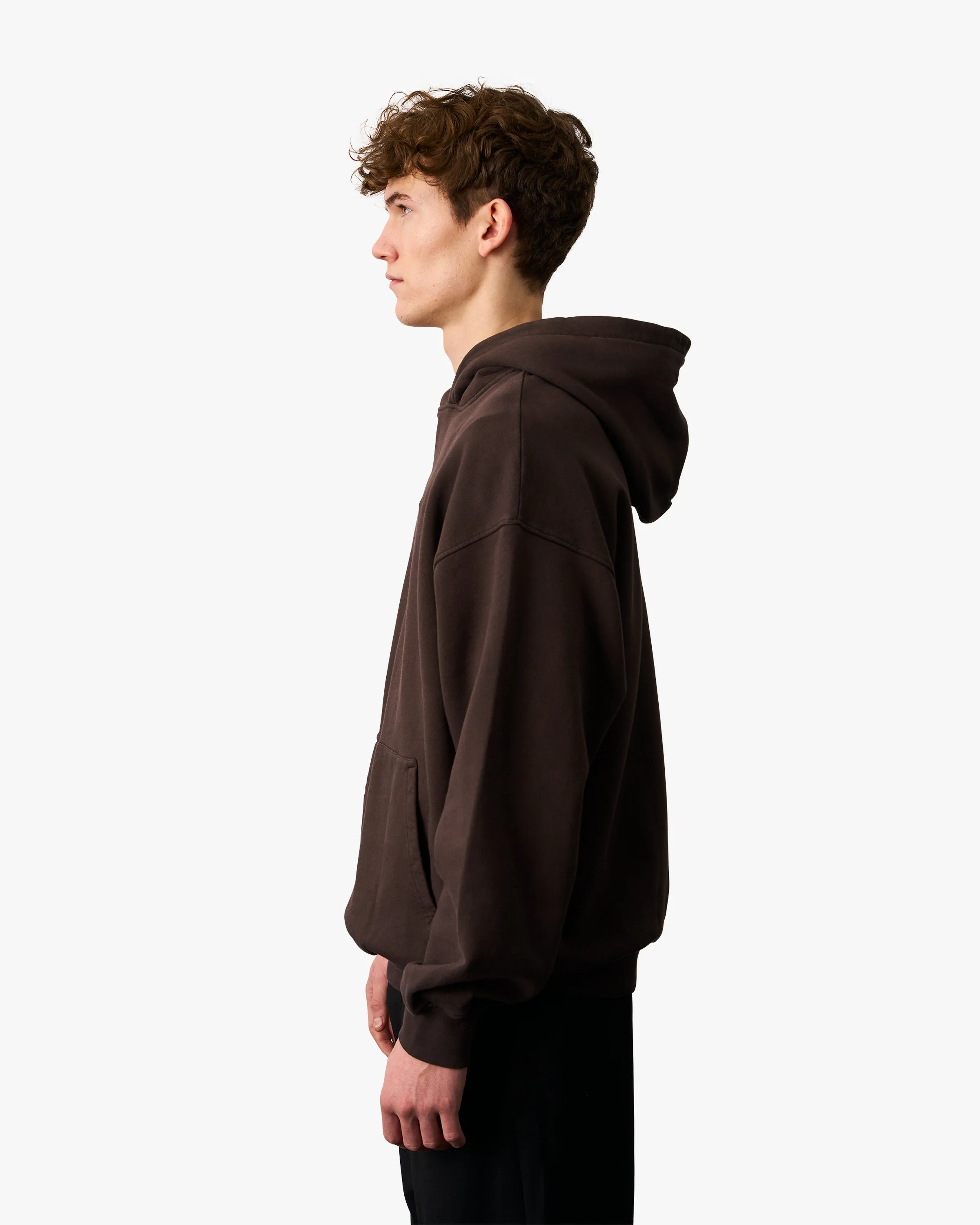 Organic Oversized Hood - Faded Pink
