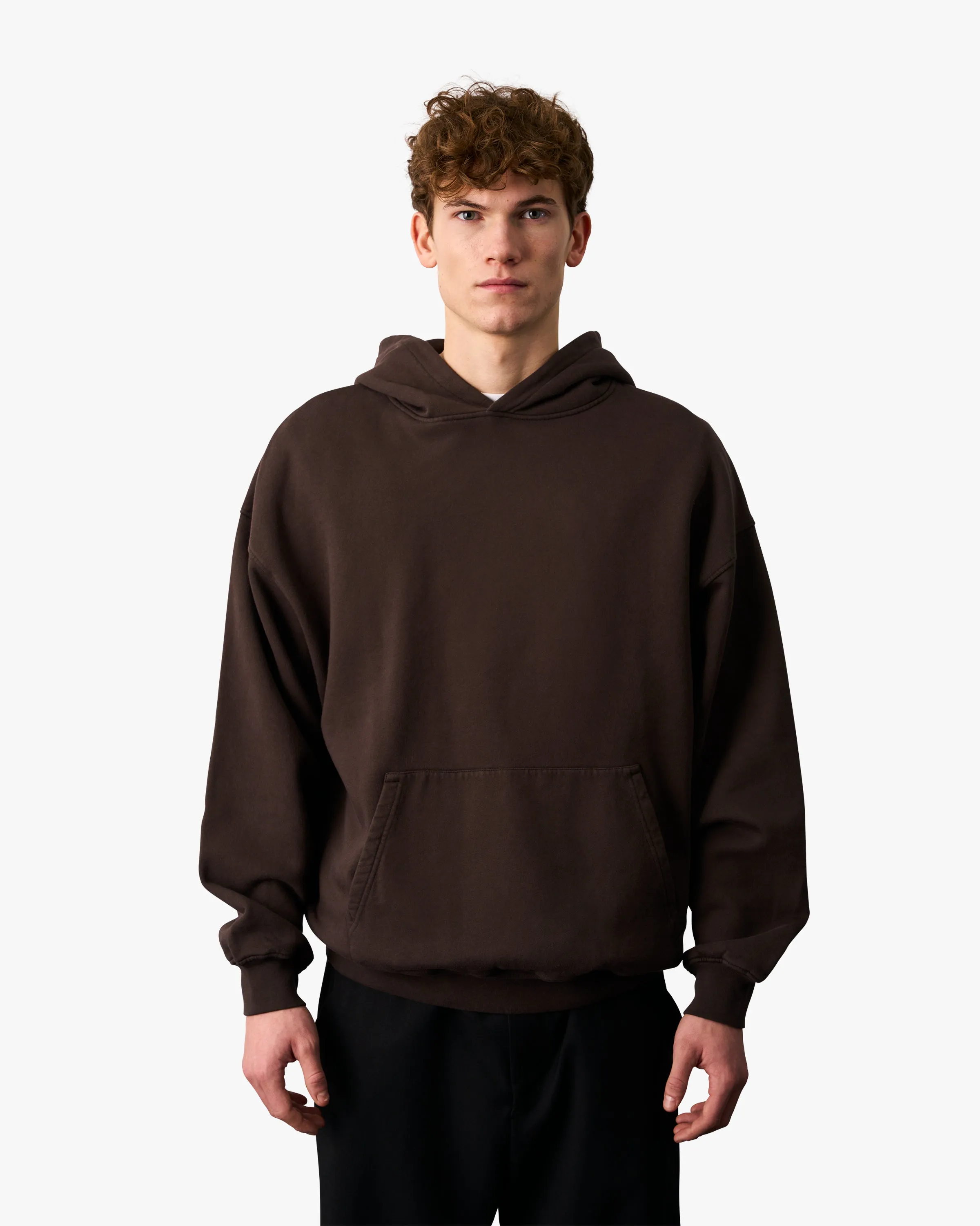 Organic Oversized Hood - Faded Pink