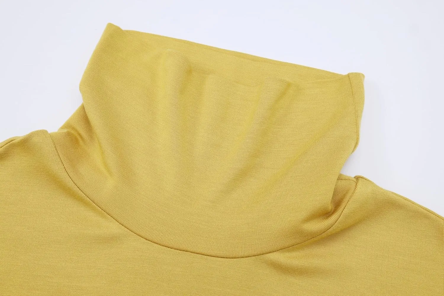 OThread & Co. Women's Sleeveless Turtleneck T-Shirt Basic Stretch Layer Comfy High Neck Tank Top