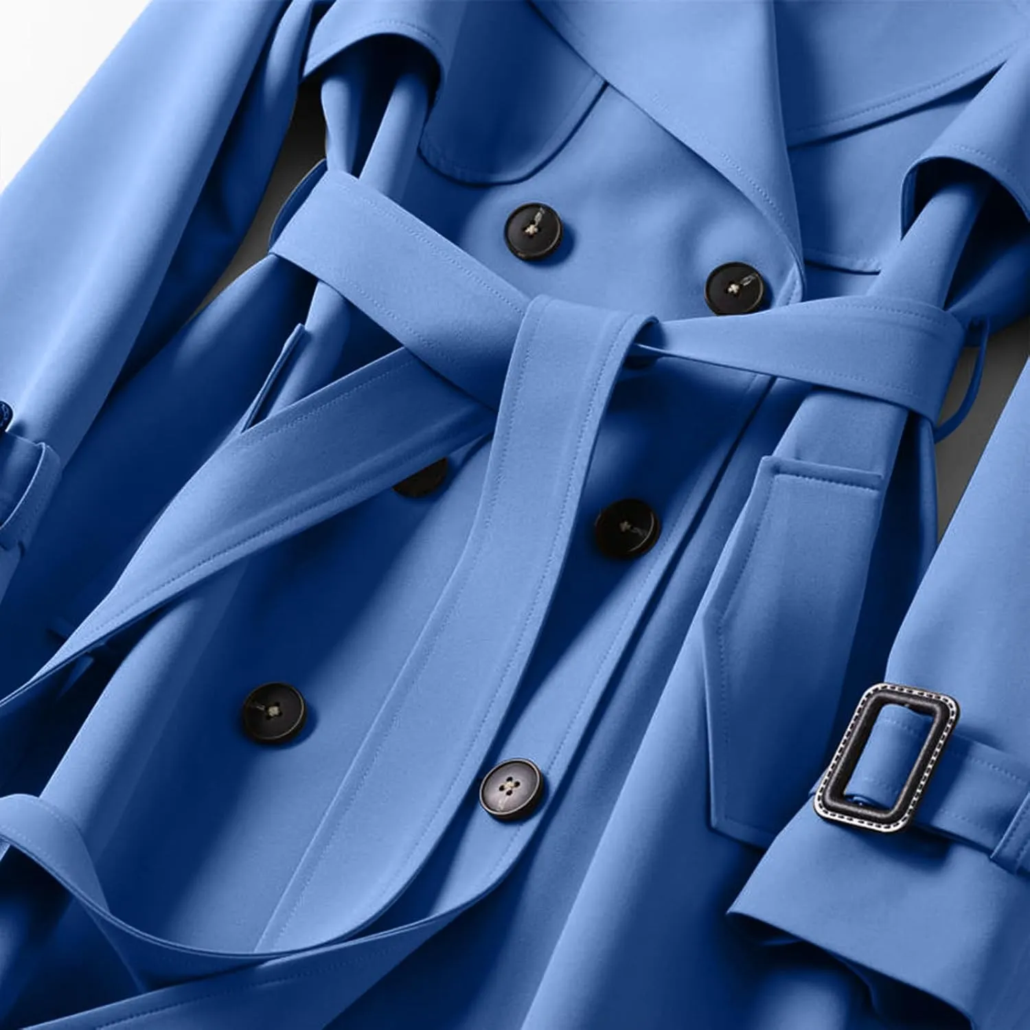 Peacoat Womens Coat Winter Wool Blend Coat Trendy Oversized Open Front Thick Long Trench Overcoat