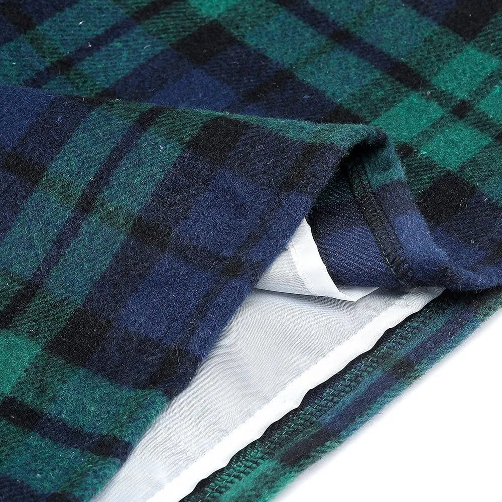 Plaid Skirts for Women Fall High Waisted Wool Christmas Skirts Y2k Sexy Tight Bodycon Mini Tartan Pencil Skirt