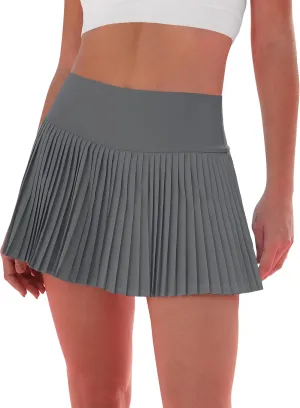 Pleated Tennis Skirt for Women with Shorts Women's Skirts High Waisted Golf Skirts Workout Athletic Skort Skorts