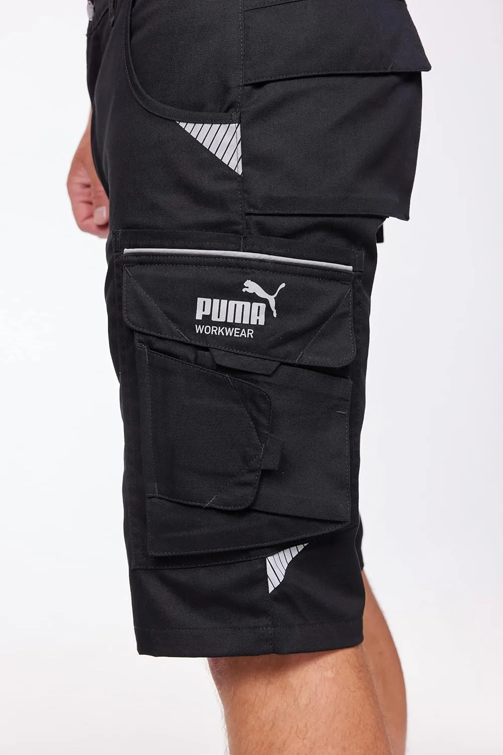 PUMA Workwear Shorts Men - Precision X - Outdoor Multi-Pocket Cargo Shorts - Lightweight, Durable and Reinforced Mens Shorts