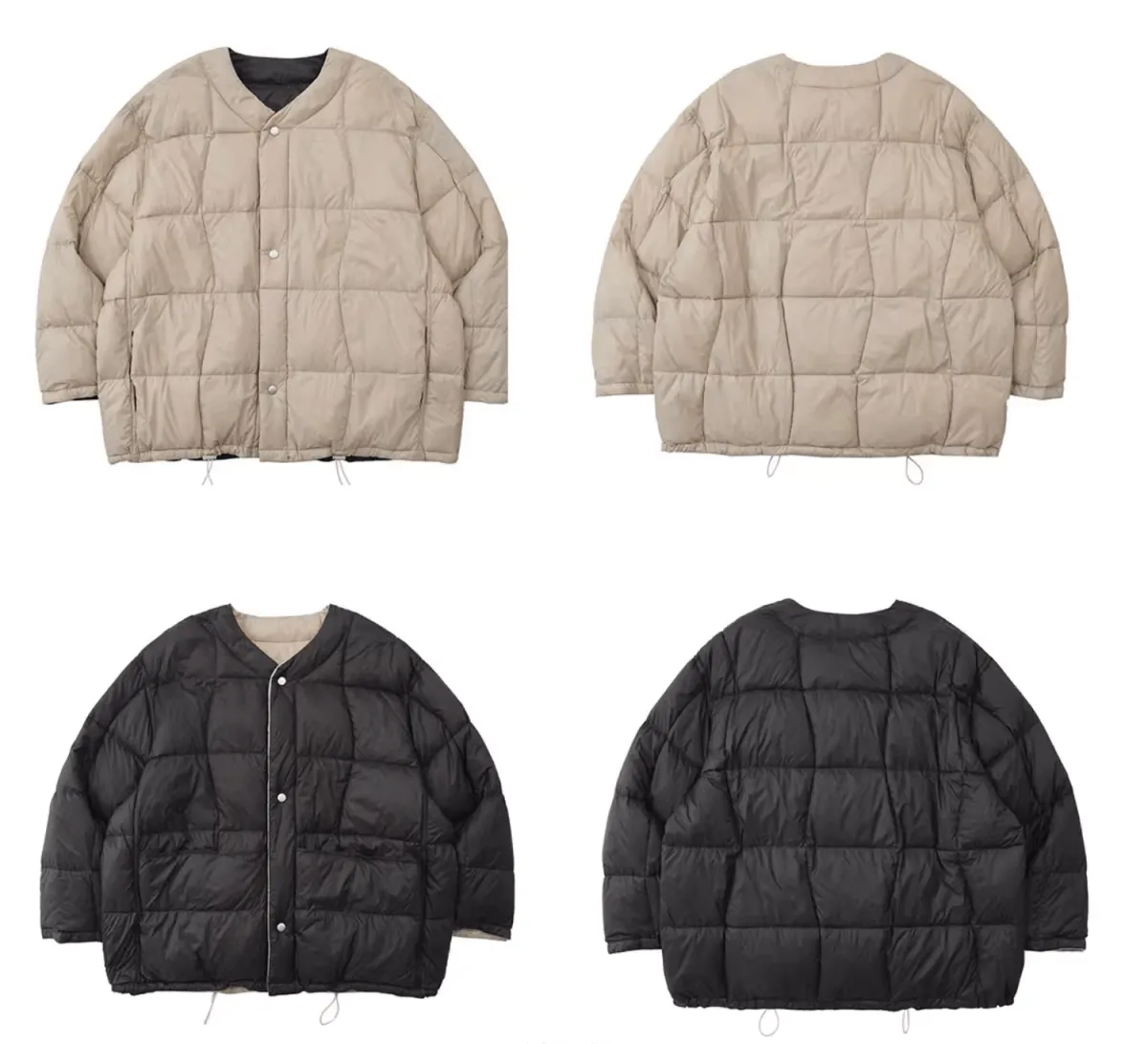 Reversible lightweight down jacket   N4859