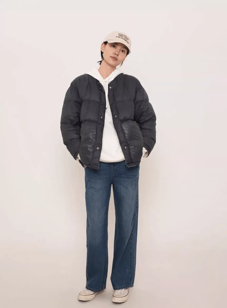 Reversible lightweight down jacket   N4859