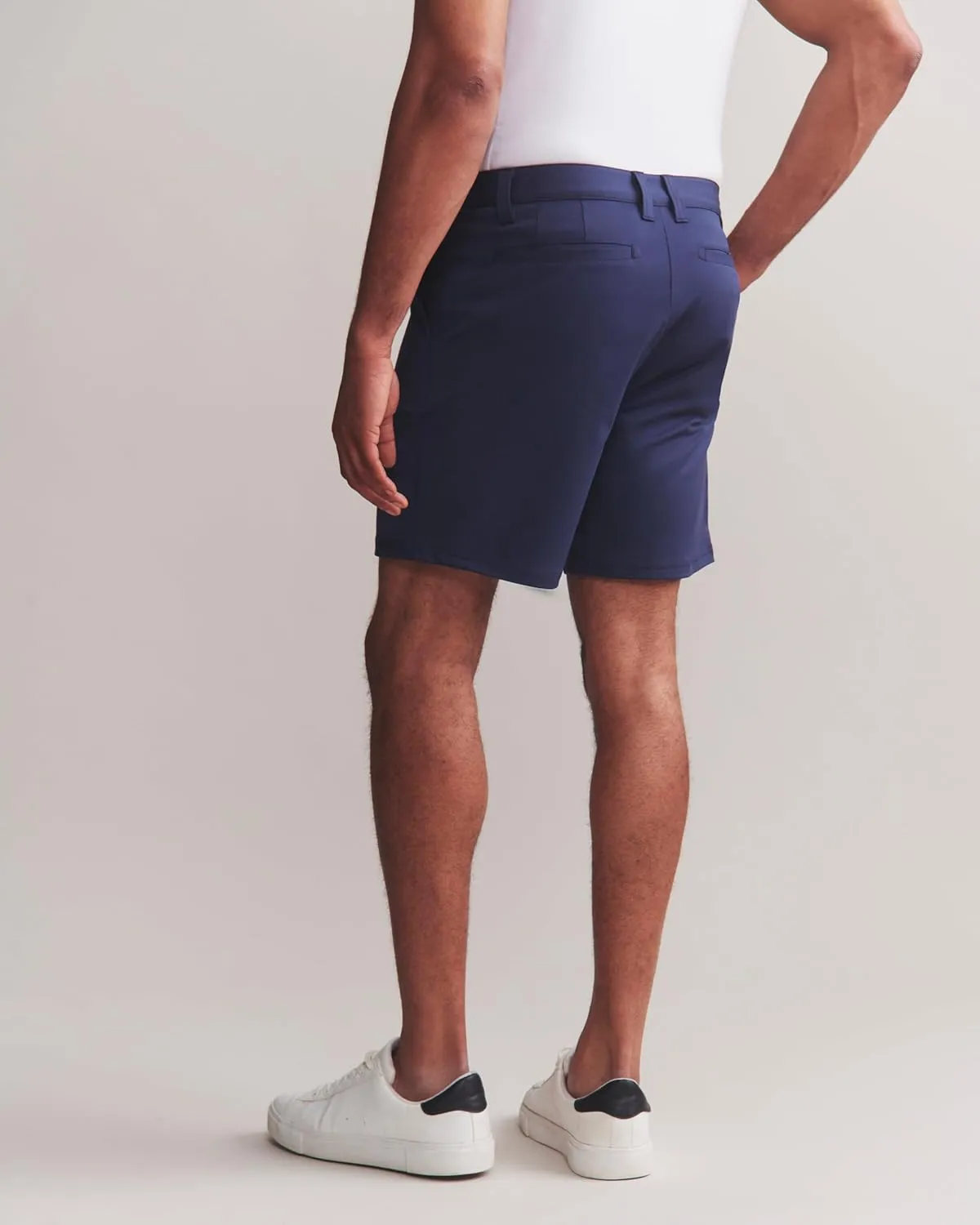 Rhone Commuter 7" Mens Shorts, Stretch Fabric Golf Shorts for Men, Flat-Front Mens Khaki Shorts, Wrinkle Resistant