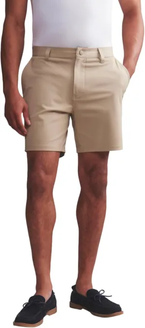Rhone Commuter 7" Mens Shorts, Stretch Fabric Golf Shorts for Men, Flat-Front Mens Khaki Shorts, Wrinkle Resistant