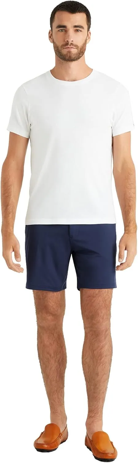 Rhone Commuter 7" Mens Shorts, Stretch Fabric Golf Shorts for Men, Flat-Front Mens Khaki Shorts, Wrinkle Resistant