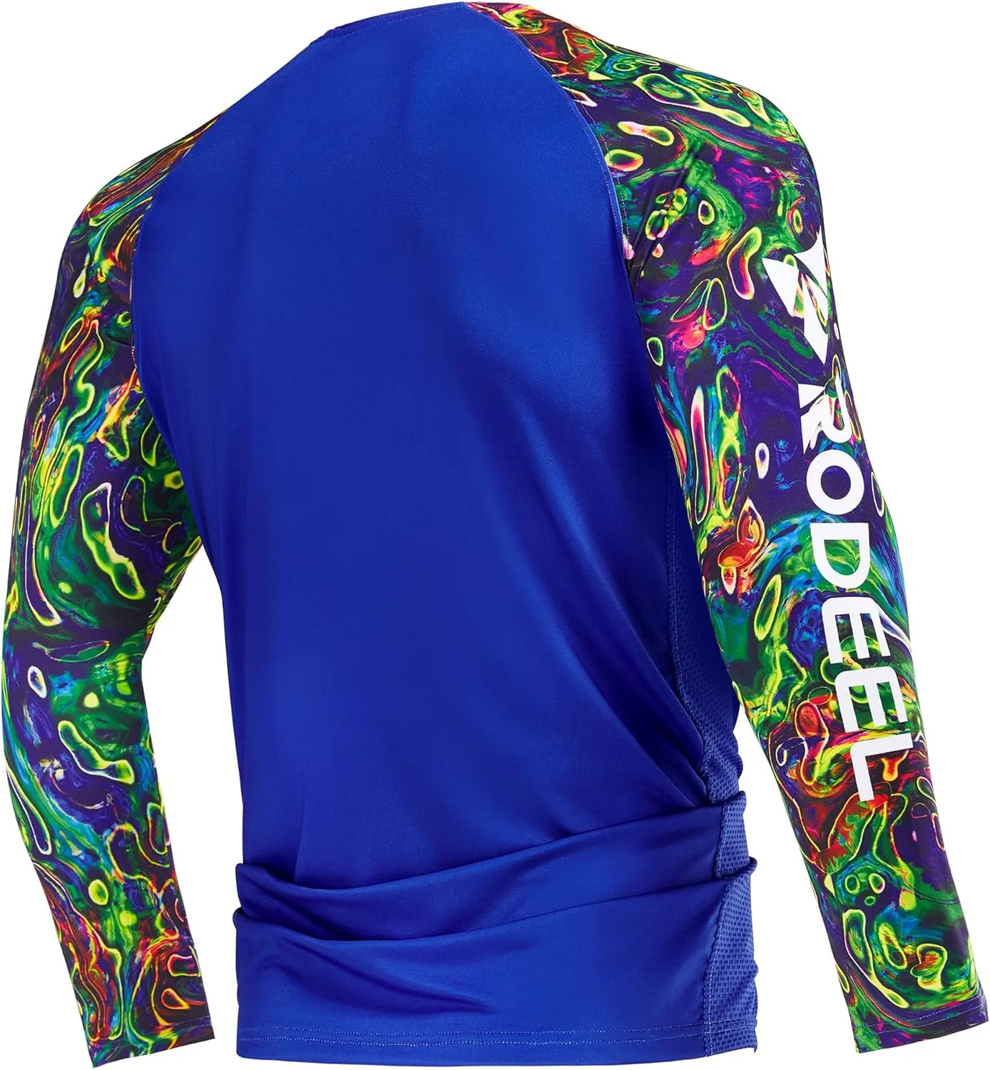 Rodeel Loose-Fit Fishing T-Shirt Vented Long Sleeve Shirt UPF50 Sleeve 6 Colors, 6 Size
