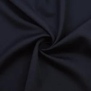 Saura Navy Blue Wool Twill SHOWROOM SAMPLE 34CM X 60CM