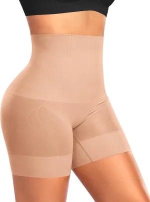 Shapewear Shorts for Women Tummy Control High Waist Shaping Shorts Body Shaper Panties Underwear Slip Shorts Under Dresses