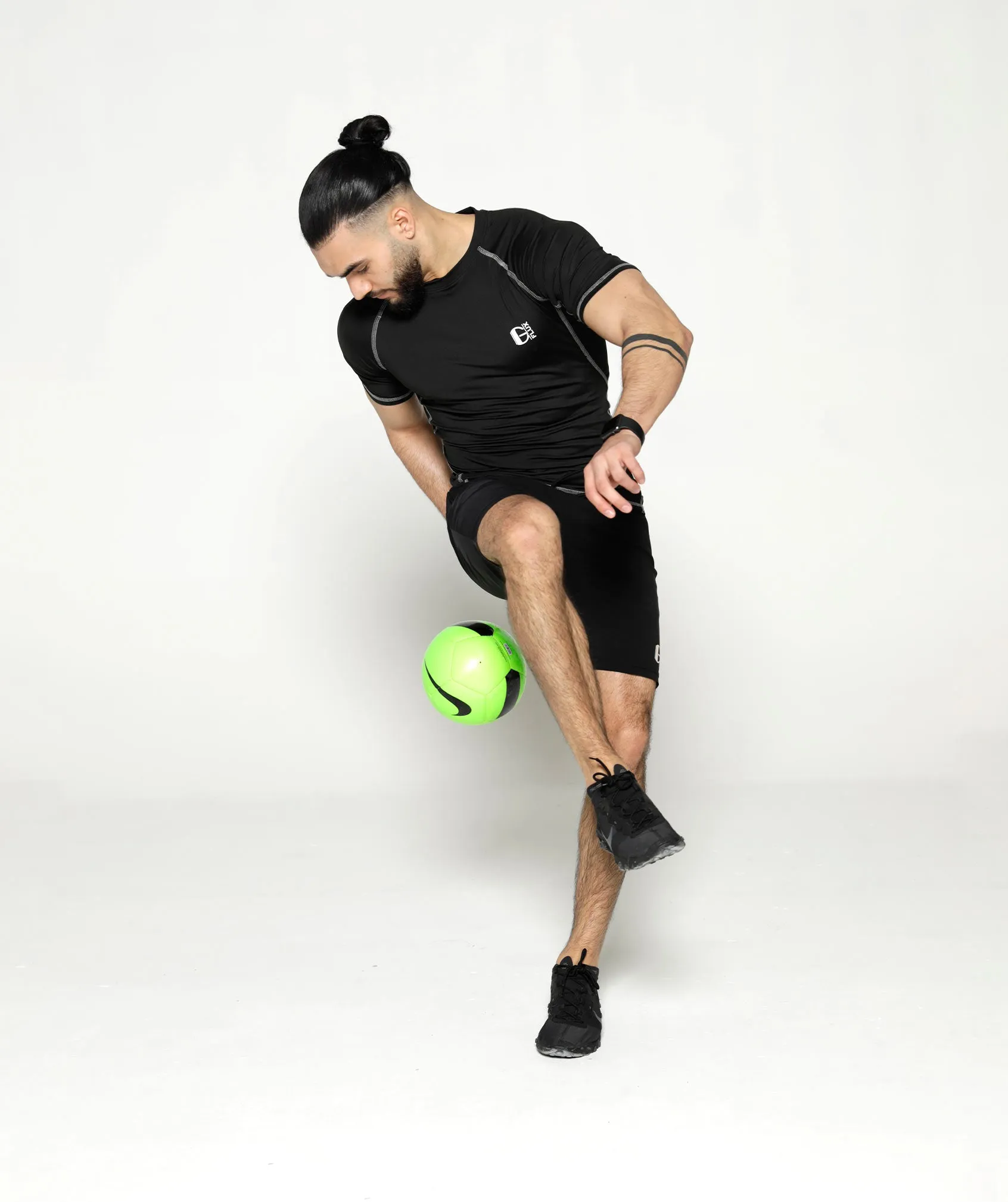 Short Sleeve Compression T | Black