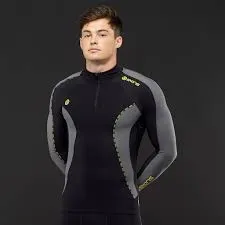 Skins - DNAmic Thermal Top Mock Neck with Zip