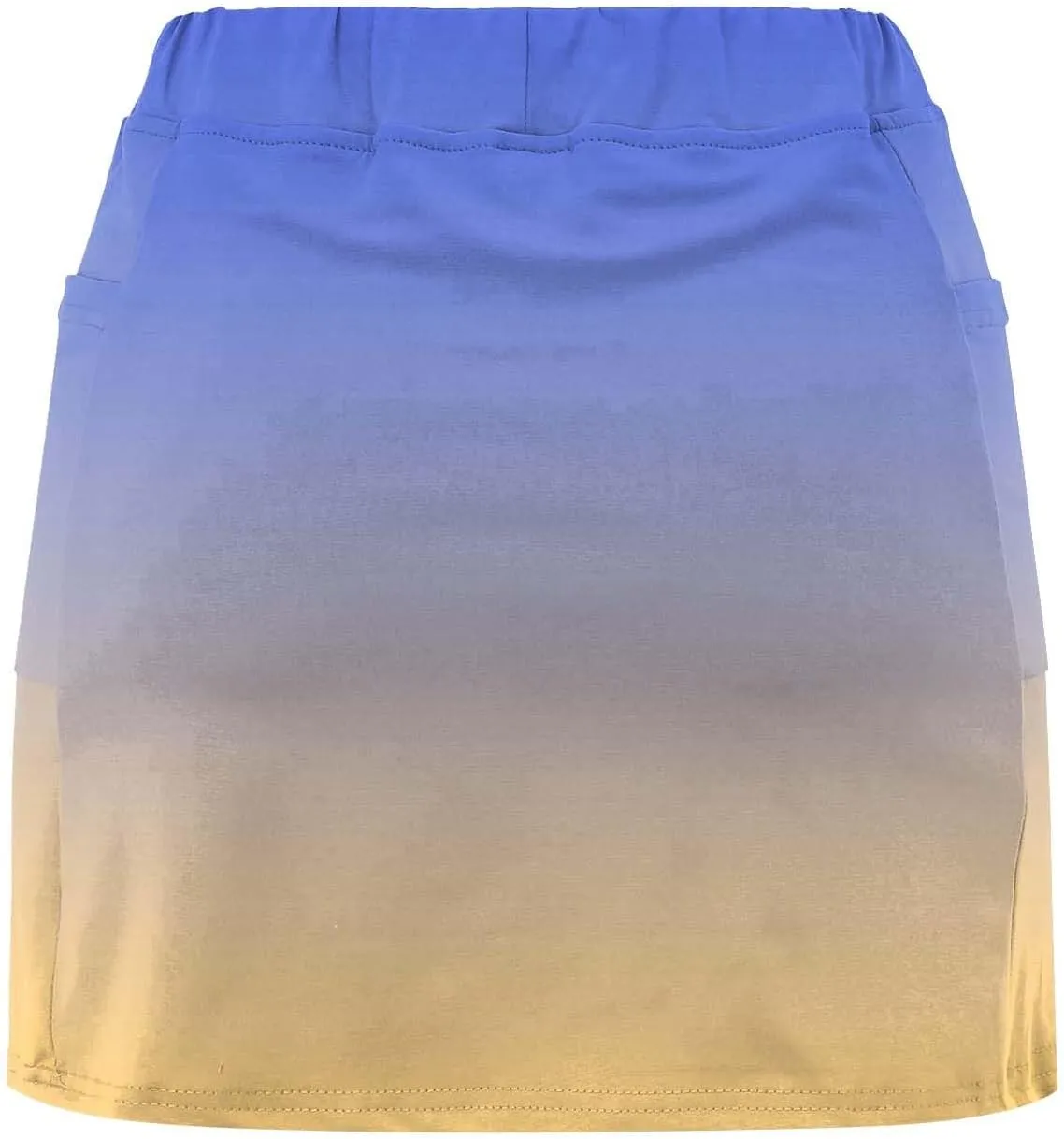 Skirts for Women with Shorts Waist Tie Shorts with Pockets Athletic Skirt with Shorts Skorts for Woman Solid