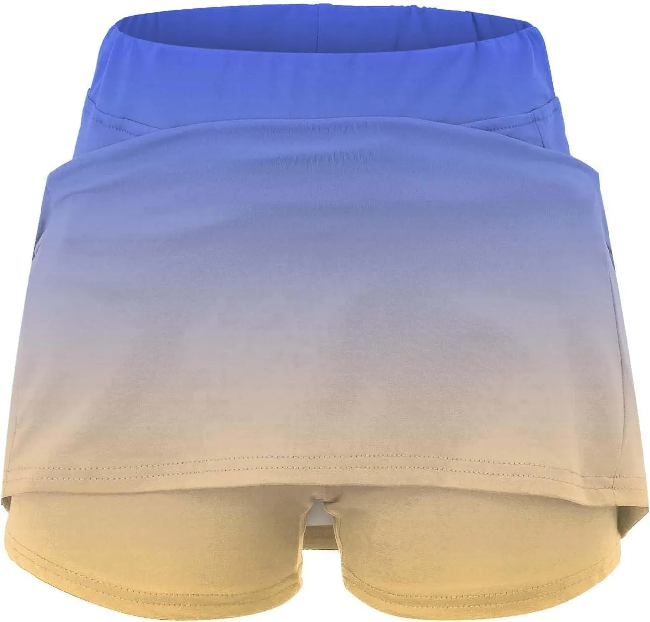 Skirts for Women with Shorts Waist Tie Shorts with Pockets Athletic Skirt with Shorts Skorts for Woman Solid