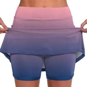 Skirts for Women with Shorts Waist Tie Shorts with Pockets Athletic Skirt with Shorts Skorts for Woman Solid