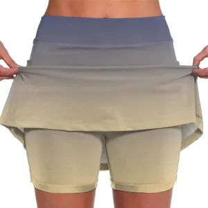 Skirts for Women with Shorts Waist Tie Shorts with Pockets Athletic Skirt with Shorts Skorts for Woman Solid