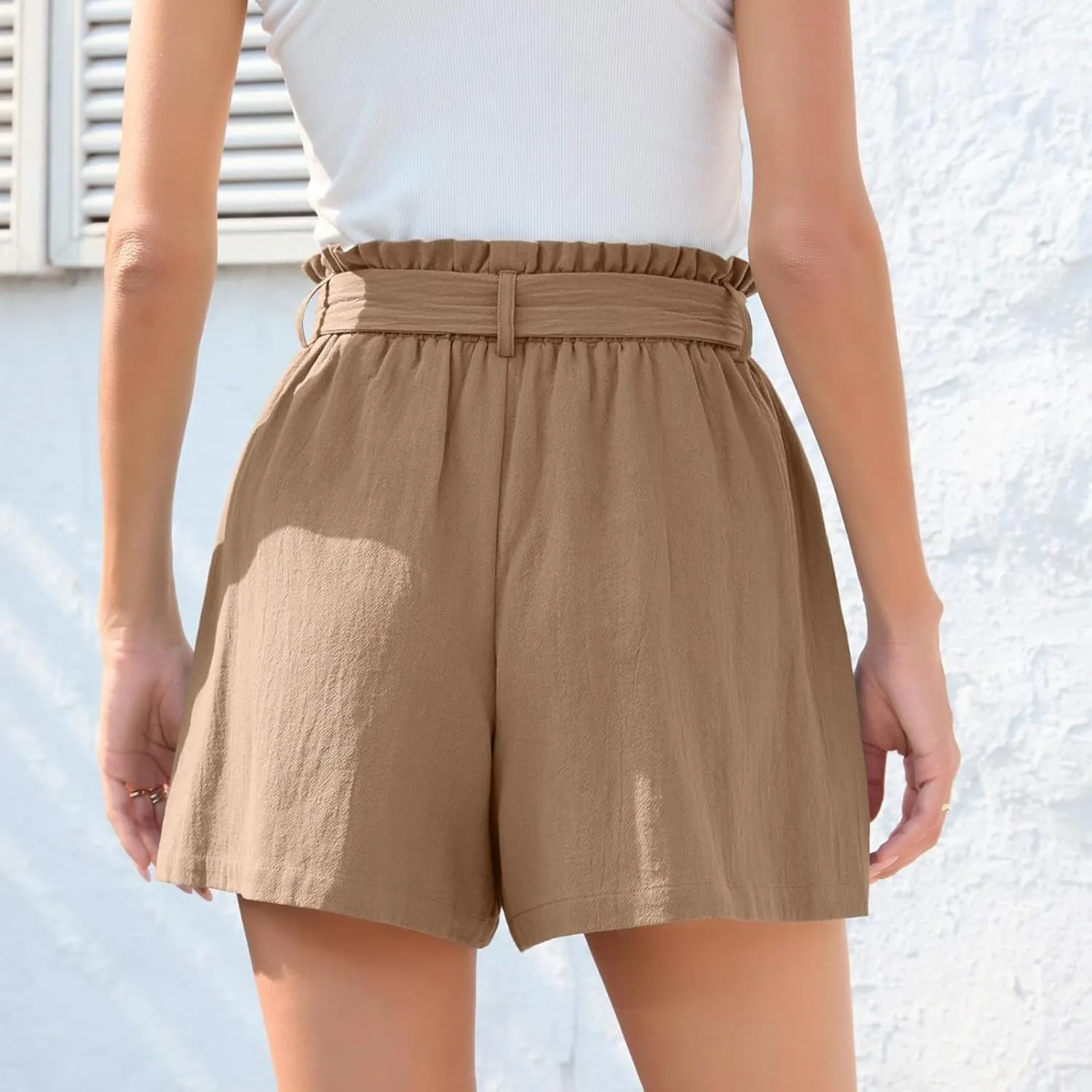 Skirts for Women with Shorts Waist Tie Shorts with Pockets Athletic Skirt with Shorts Skorts for Woman Solid