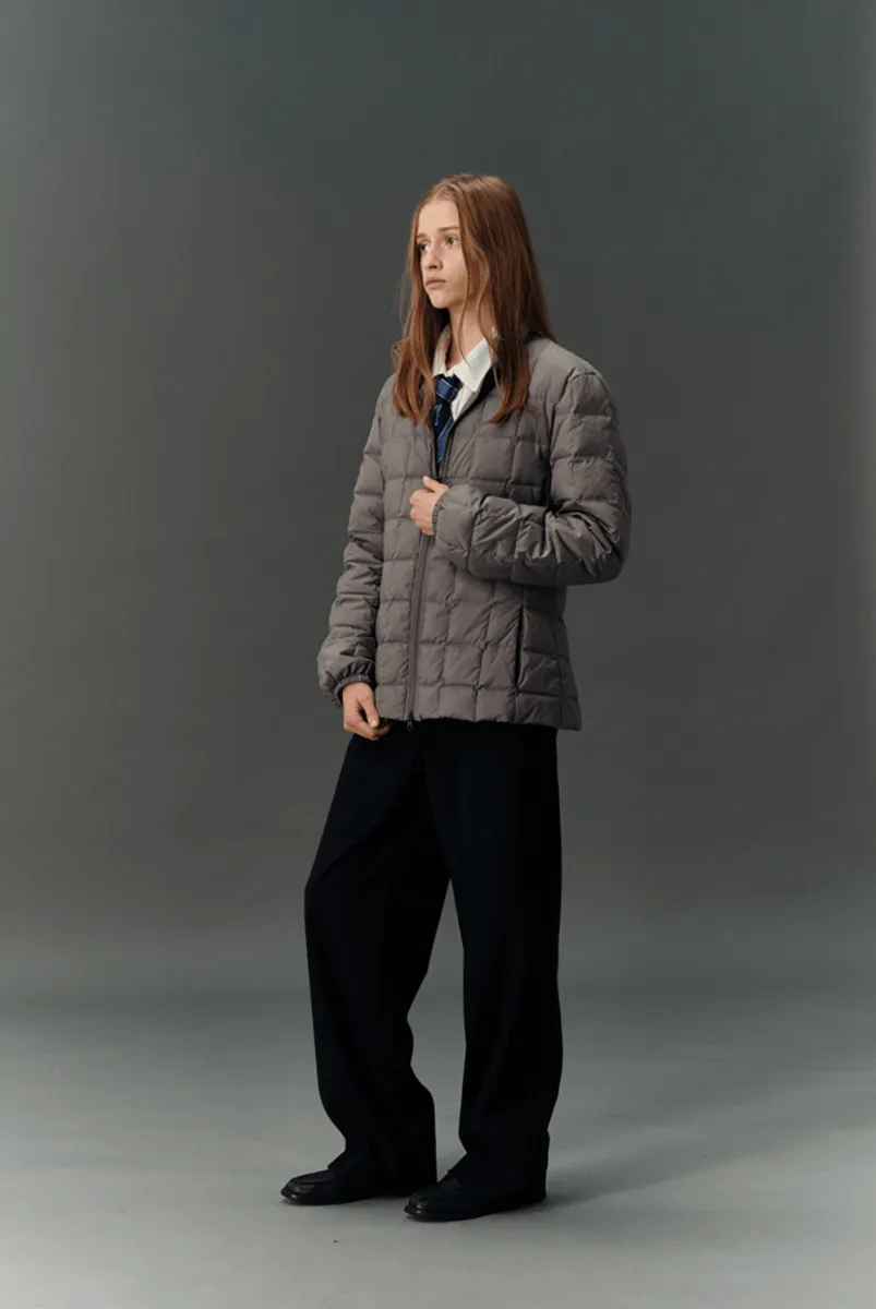 slim lightweight down jacket   N4826