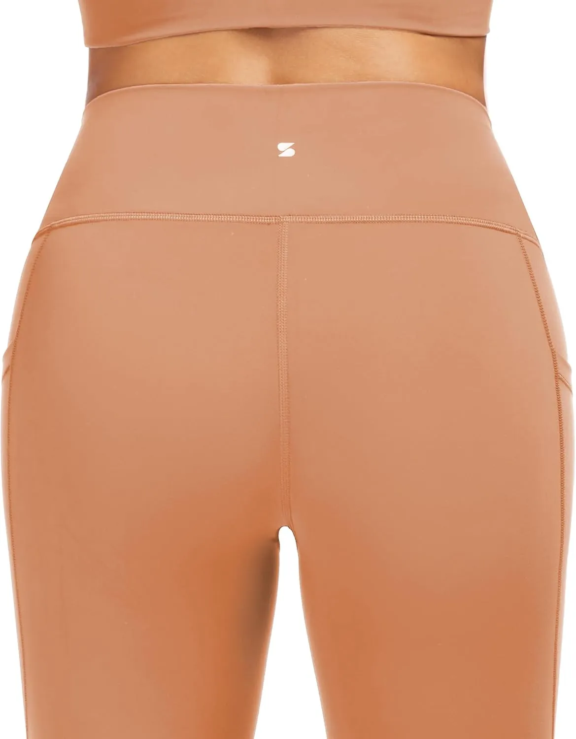 Stelle High Waisted Yoga Leggings with Pockets, Buttery Soft Workout Yoga Pants for Women Tummy Control Running Gym