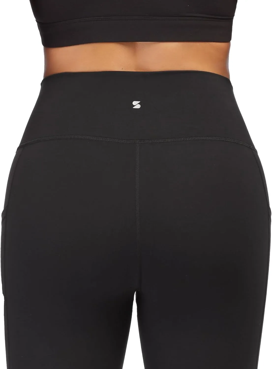 Stelle High Waisted Yoga Leggings with Pockets, Buttery Soft Workout Yoga Pants for Women Tummy Control Running Gym