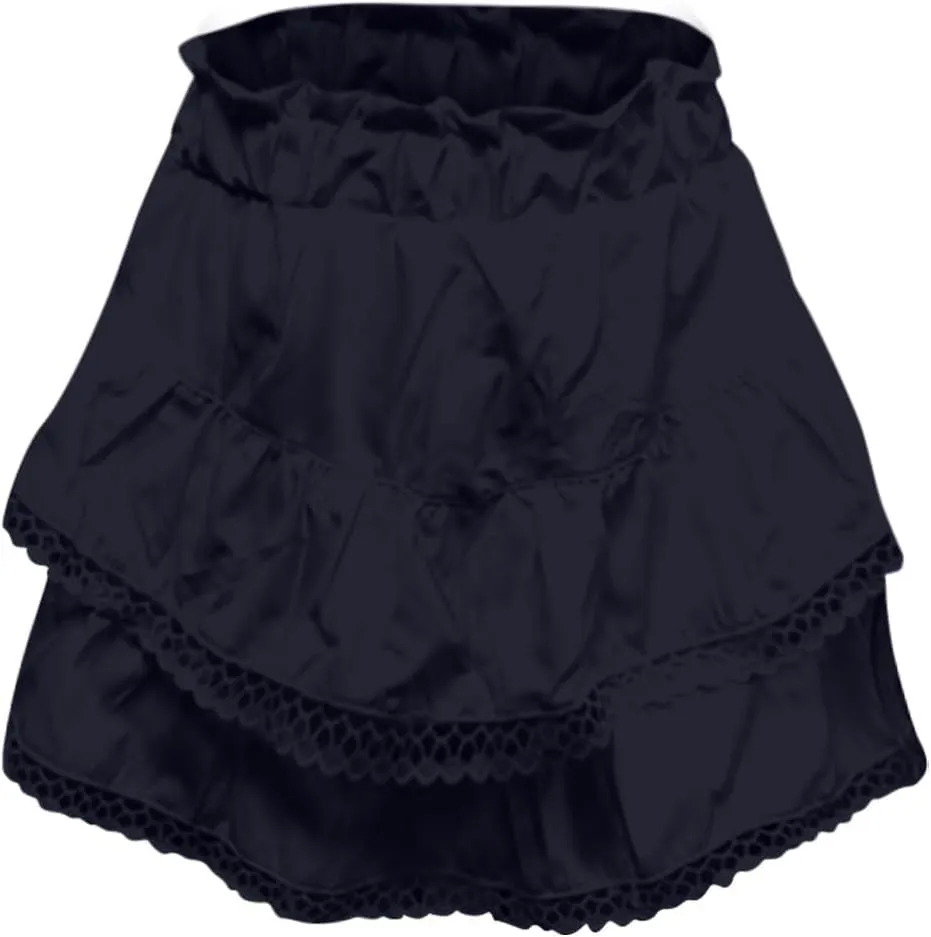 Summer Flowy Skirts for Women Trendy High Waisted Boho Tiered Ruffle Mini Skirt Y2K Cute Layered Golf Tennis Skorts